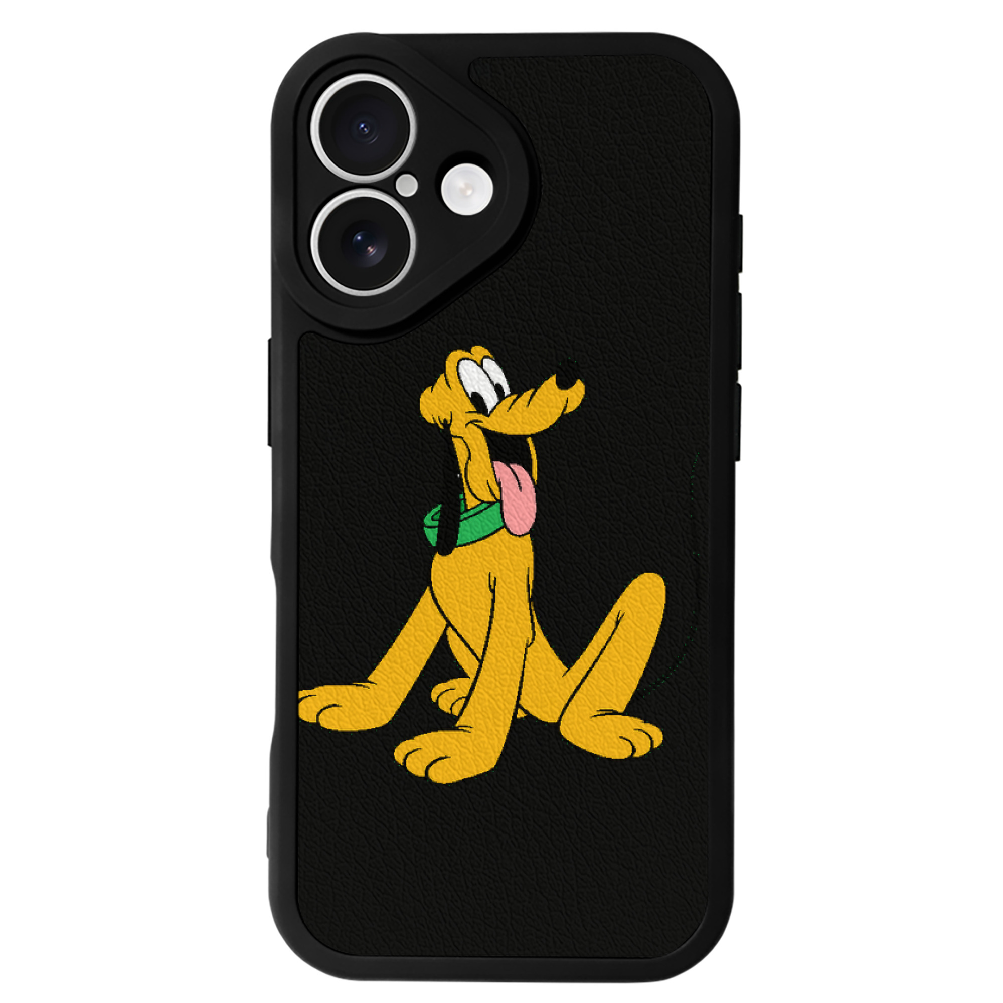 （画像用） ミッキーマウス Mickey Mouse 【iPhone 16シリーズ対応】シリコンスマホケース（レザー調） 材質：シリコン